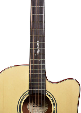 Sevinia Sevinia Solid Body Western Electro-Acoustic Guitar Sevinia
