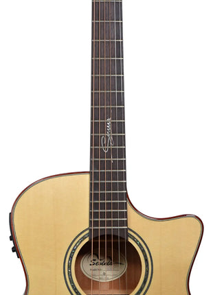 Sevinia Sevinia Solid Body Grand Auditorium Electro-Acoustic Guitar Sevinia