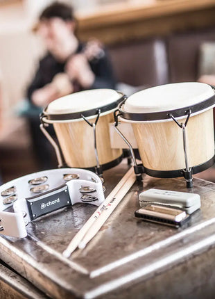 Chord Bongos Natural inc Carry Bag Chord