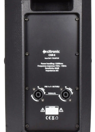Citronic CAB-6 Passive Speaker Cab 150Wrms Citronic