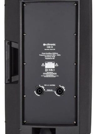 Citronic CAB-10 Passive Speakr Cab 220Wrms Citronic