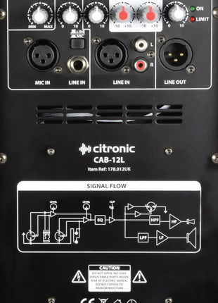 Citronic CAB-12L BT Link Speaker 300W Citronic