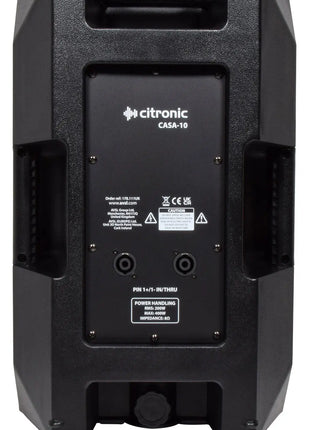 Citronic CASA-10 Passive 10" Full Range PA Cabinet 200Wrms Citronic