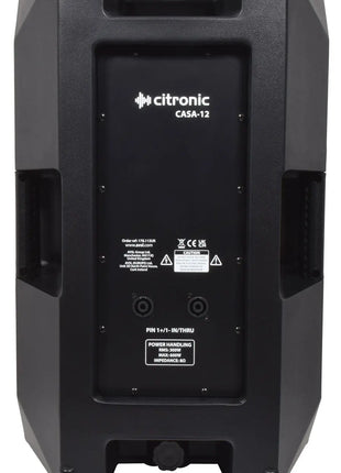 CASA Passive PA Cabinets CASA-12 Passive 12" Full Range PA Cabinet 300 Citronic