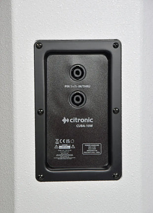 Citronic CUBA-10W Passive Full-Range Cab - WHITE Citronic