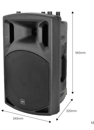 QTX QX12A Active Speaker Cabinet QTX