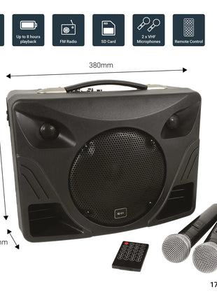 QTX Portable Desktop PA with Bluetooth QTX