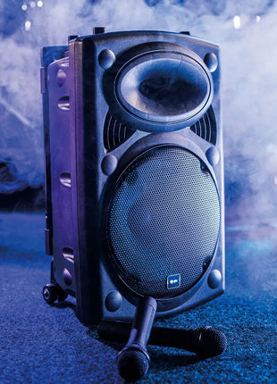 QR Series Portable Powered PA Units QR15PA Portable PA 15 inch QTX