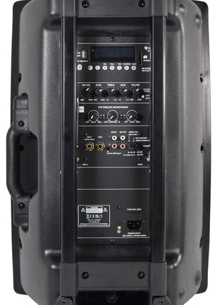 QTX QX15PA portable PA unit with USB/SD/FM player & Bluetooth QTX
