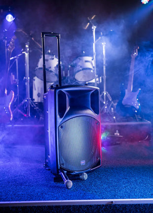 QTX QX15PA portable PA unit with USB/SD/FM player & Bluetooth QTX