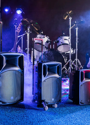 QTX QX15PA portable PA unit with USB/SD/FM player & Bluetooth QTX