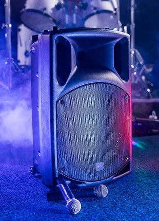 QTX QX15PA portable PA unit with USB/SD/FM player & Bluetooth QTX