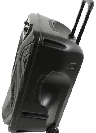 QTX Busker-15 PA + 2 x VHF mics + USB/SD/FM/BT QTX