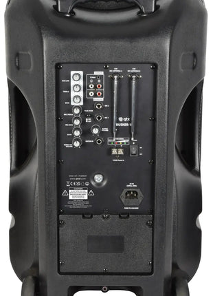 Busker PA with VHF Mics  Media Player Busker-15 PA + 2 x VHF mics + U QTX