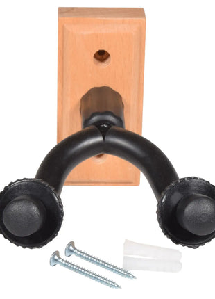 Chord Wall Mount Guitar Hanger with Wooden Base Chord