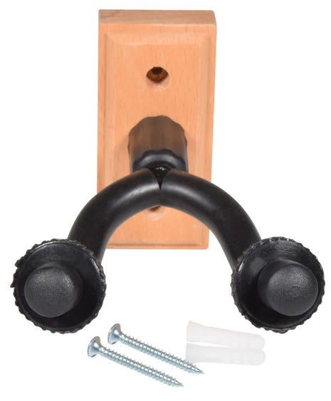 Chord Wall Mount Guitar Hanger with Wooden Base Chord
