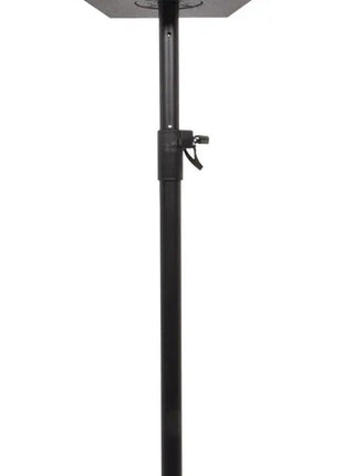 QTX Speaker Stand with Square Base - Black QTX
