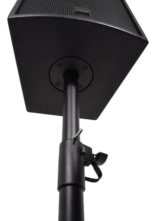 QTX Speaker Stand with Square Base - Black QTX