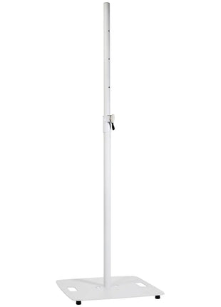 QTX Speaker Stand with Square Base - White QTX