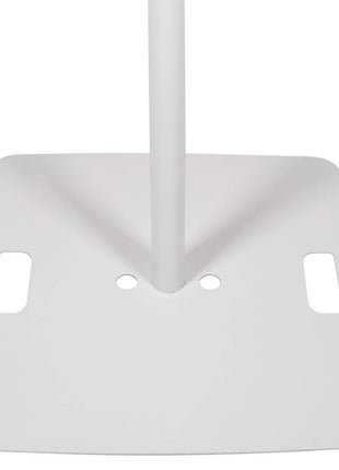 QTX Speaker Stand with Square Base - White QTX