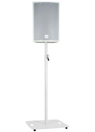 QTX Speaker Stand with Square Base - White QTX