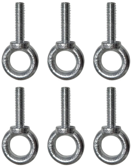 Citronic Pack of 6 x M8 Collared Eyebolts Citronic