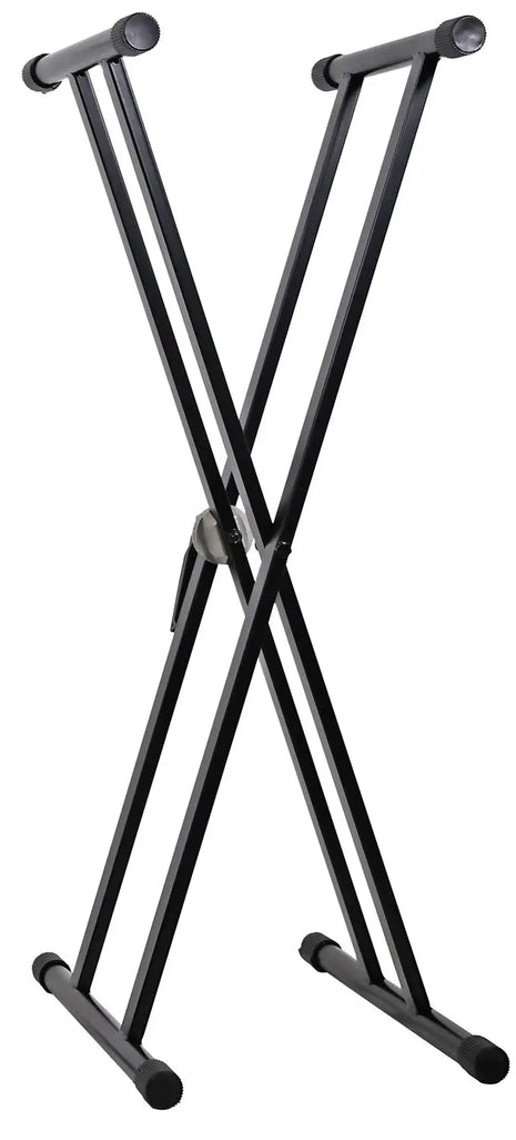 Chord Double X-frame Keyboard Stand with Tooth Lock Chord