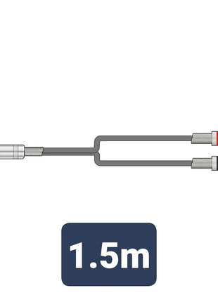 Citronic Classic Audio Lead 3.5mm TRS Jack Plug - 2 RCA Plugs 1.5m Citronic