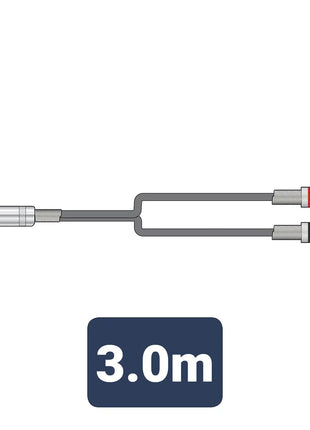 Citronic Classic Audio Lead 3.5mm TRS Jack Plug - 2 RCA Plugs 3.0m Citronic