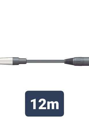 Citronic Classic Audio Lead Mono Jack - XLR Male 12.0m Citronic