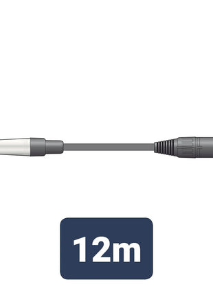 Citronic Classic Audio Lead TRS 6.3mm Jack - XLR Male 12.0m Citronic