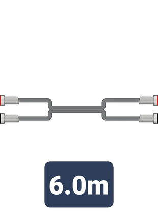 Citronic Classic Audio Lead 2 RCA Plugs - 2 RCA Plugs 6.0m Citronic