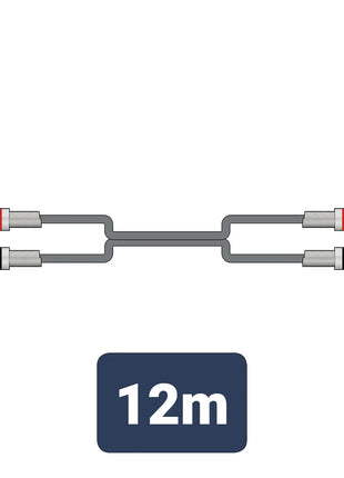 Citronic Classic Audio Lead 2 RCA Plugs - 2 RCA Plugs 12.0m Citronic