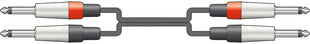 Citronic Classic Audio Lead 2 6.3mm Jack - 2 6.3mm Jack 6.0m Citronic