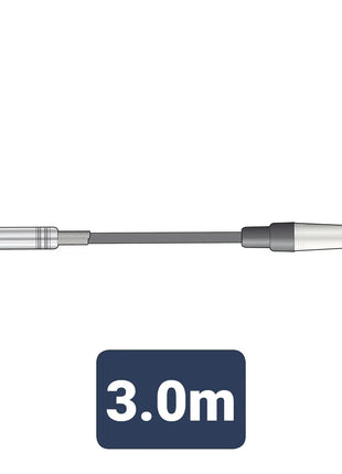 Citronic Classic Audio Lead 6.3mm Plug - 6.3mm Socket 3.0m Citronic