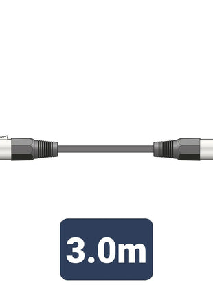 QTX Essential Microphone Lead XLR 3.0m QTX