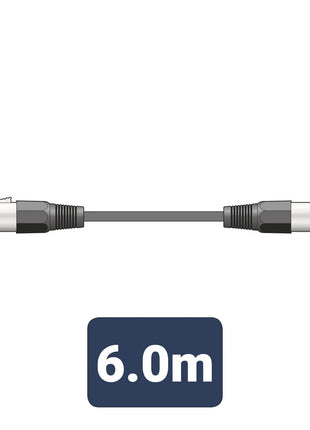 QTX Essential Microphone Lead XLR 6.0m QTX
