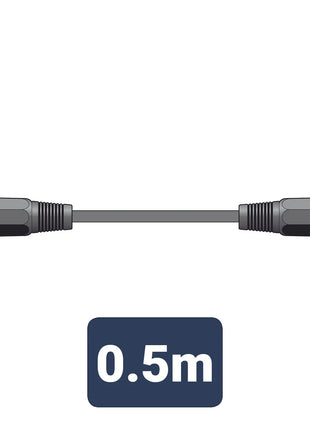 Citronic Classic Microphone Lead XLR Female - Male 0.5m Black Citronic