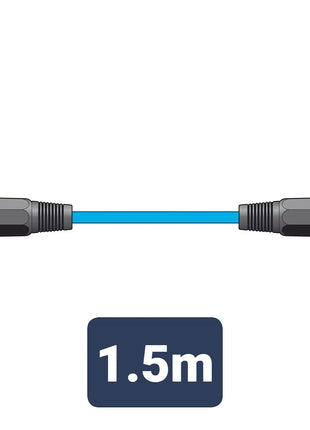 Citronic Classic Microphone Lead XLR Female - Male 1.5m Blue Citronic