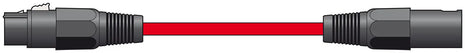 Citronic Classic Microphone Lead XLR Female - Male 6.0m Red Citronic