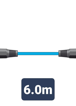 Citronic Classic Microphone Lead XLR Female - Male 6.0m Blue Citronic