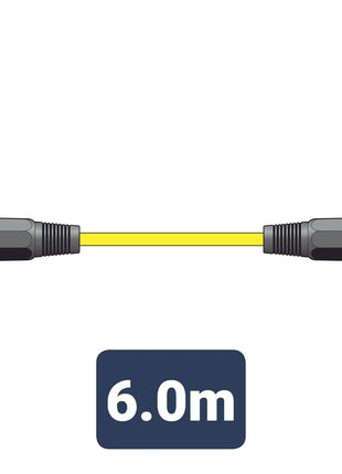 Citronic Classic Microphone Lead XLR Female - Male 6.0m Yellow Citronic