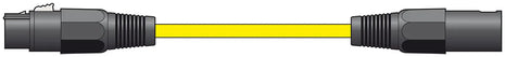 Citronic Classic Microphone Lead XLR Female - Male 6.0m Yellow Citronic