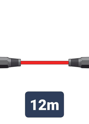 Citronic Classic Microphone Lead XLR Female - Male 12.0m Red Citronic