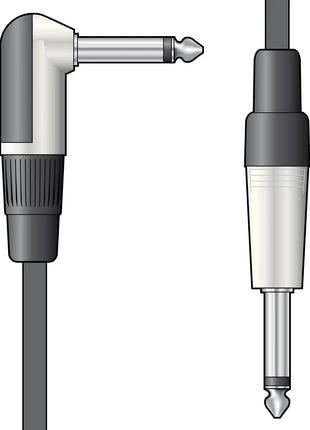 QTX Essential Guitar Lead RA 3.0m QTX