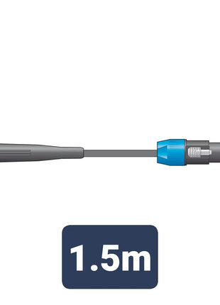 QTX Essential Speaker Lead Jack - Speaker Plug 1.5m QTX