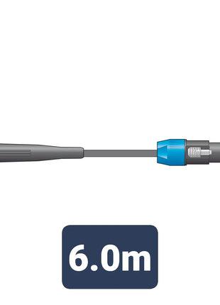 QTX Essential Speaker Lead Jack - Speaker Plug 6.0m QTX