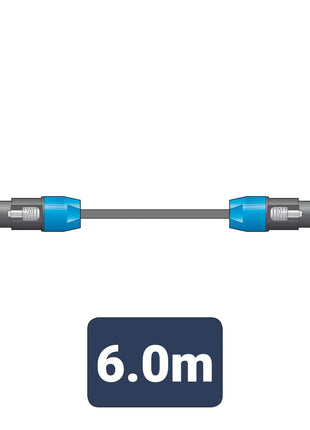 QTX Essential Speaker Lead Spk Plug - Spk Plug 6.0m QTX