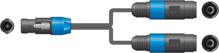 Citronic Classic Speaker Splitter Lead 0.3m Citronic