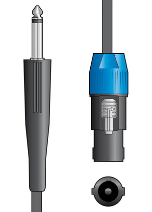 Citronic Classic Speaker Lead Speaker Plug - Jack 1.5m Citronic